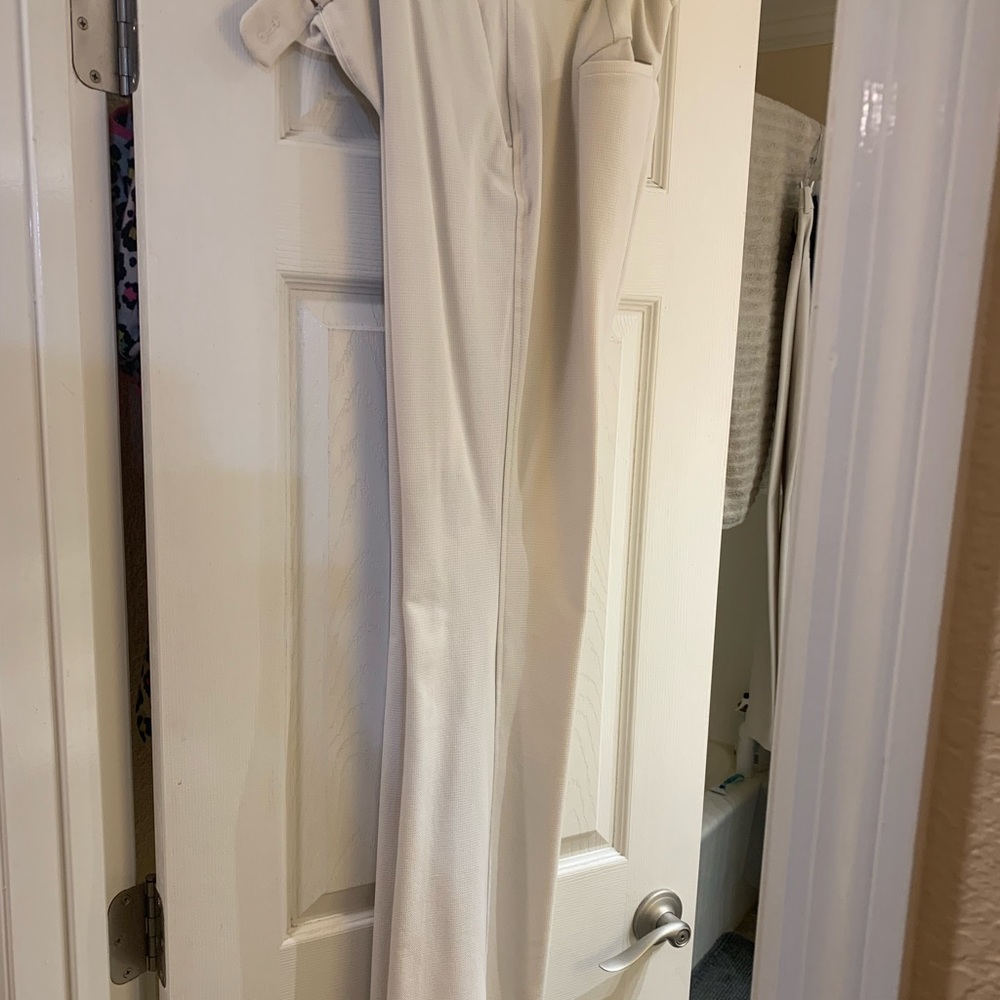 WHBM Cream dress pants